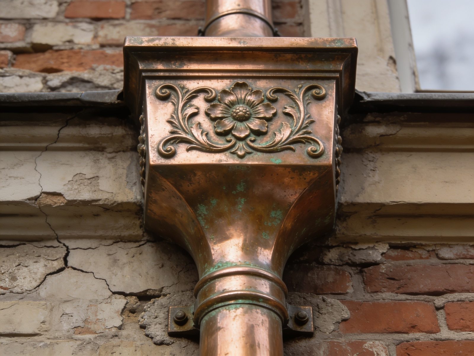 Historical reproduction copper conductor head